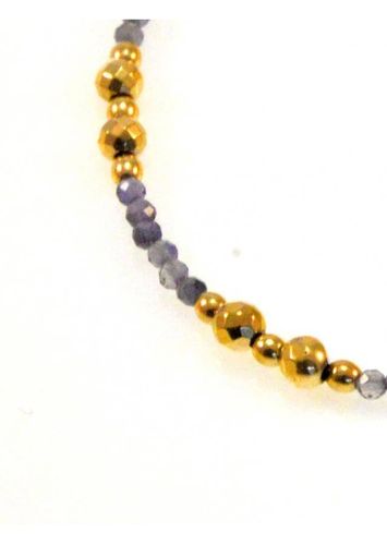 Bransoletka Labradoryt Hematyt 925 na Arena.pl