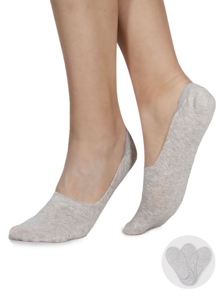 Skarpety stopki dziewczęce skarpetki gładkie szare 3PAK 31-34 YOCLUB zdjęcie 1
