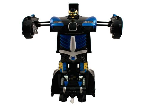 AUTO ROBOT CZARNO NIEBIESKI STEROWANY PILOTEM na Arena.pl