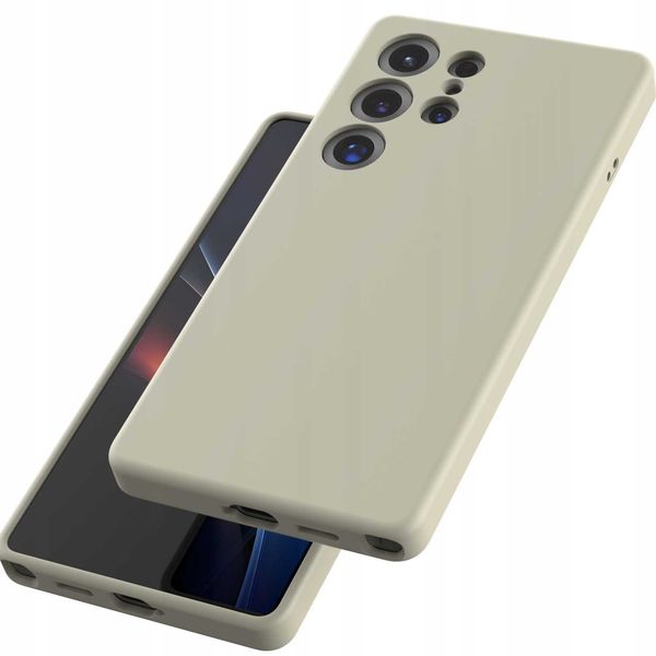 Spacecase Silicone Mag Galaxy S25 Ultra Beige zdjęcie 8