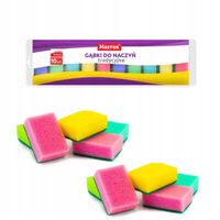 GĄBKI DO MYCIA NACZYŃ 10 SZT MOCNE DUŻE MASTER