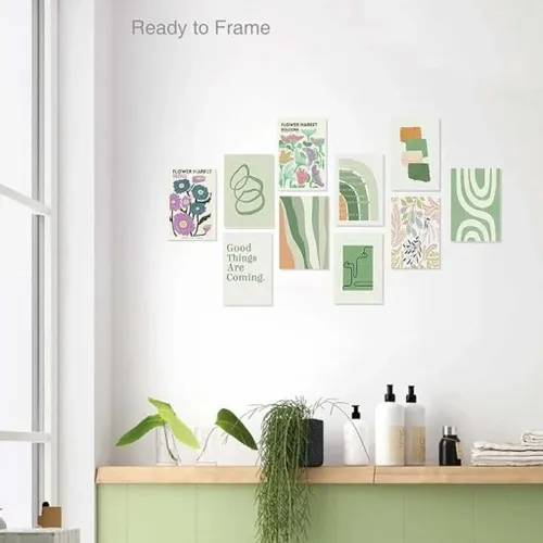 Kolaż Ścienny Ozdoba Naklejki Dekoracja do domu biura 50 sztuk na Arena.pl