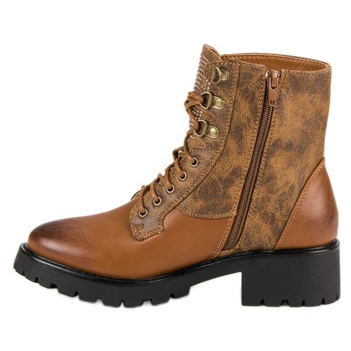 Sznurowane Workery Na Platformie r.40 na Arena.pl