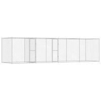 Klatka dla psa Srebrny 800 x 200 x 200 cm Stal Galwanizowana