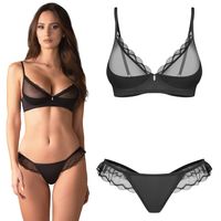 Komplet Bielizny Erotycznej Obsessive Stelisa 2-PCS Set S/M