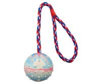 TRIXIE piłka z gumy naturalnej na sznurku, śr. 6cm