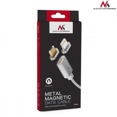 Kabel micro USB magnetyczny silver MCE160 - Quick & Fast Charge na Arena.pl