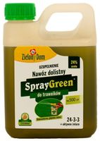 nawóz do trawy dolistny mineralny płynny 950ml zapas spraygreen zielony dom