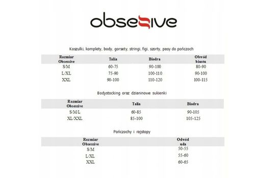 Obsessive body 810-TED czarny 2XL na Arena.pl