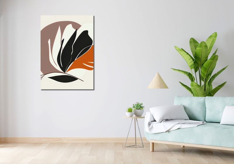 Obraz 70x100cm Elegancja Roślinna zdjęcie 2