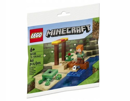 LEGO Minecraft Pszczeli ul 21241 + Plaża zółwi 30432 na Arena.pl