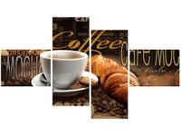 140CM 70 OBRAZ PORANNA KAWA ŚCIENNY