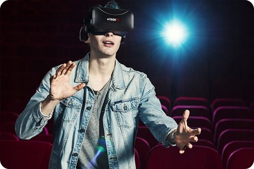 VR GOOGLE gogle 3D do filmów na telefon+SŁUCHAWKI na Arena.pl