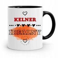 Dla Kelnera Kubek Czarny Kelner Idealny Prezent Z Nadrukiem Ze Zdjęciem