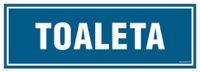 Toaleta - Znak Tabliczka Płyta Sztywna 300X100 Wc