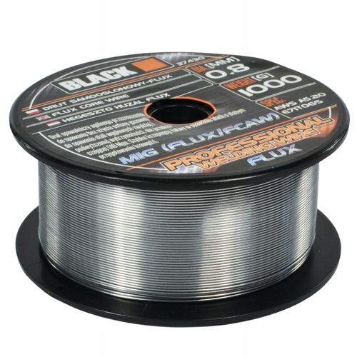 DRUT SPAWALNICZY SAMOOSŁONOWY 0,8 1000g FLUX BLACK PREMIUM na Arena.pl