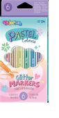 FLAMASTRY BROKATOWE 6 KOLORÓW PASTEL COLORINO 5907620182565