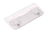 Mini dziurkacz PAGE, transparentny