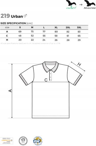 KOSZULKA POLO MĘSKA T-shirt Z NADRUKIEM HAFTEM LOGO 30 SZT na Arena.pl