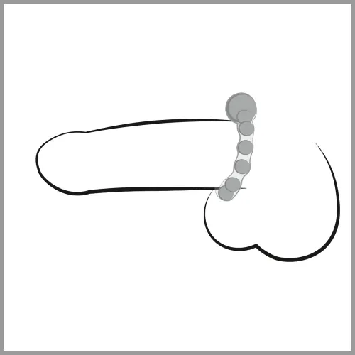 nmc - pierścień silikonowy z metalowymi kulkami, elastyczny 2,5 cm na Arena.pl