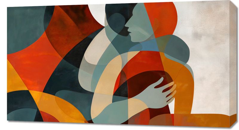 Obraz 90x50cm Objęcia zdjęcie 1