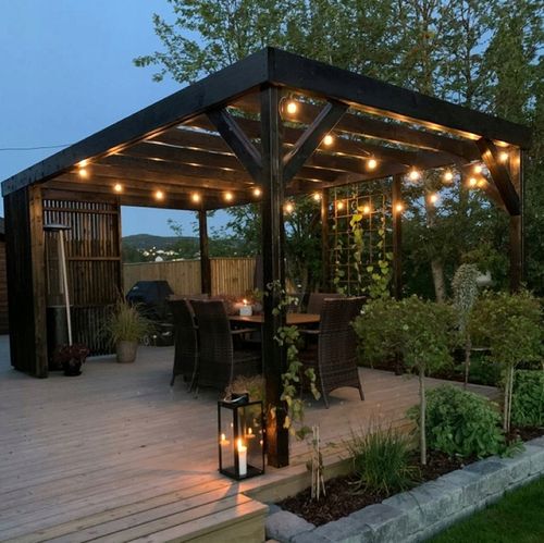 Girlanda OGRODOWA ŁAŃCUCH 10M + 20X żarówki LED na Arena.pl