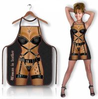 fartuszek 143ws woman in leather