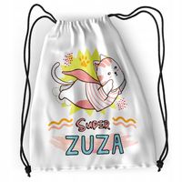 Plecak Sportowy Szkolny Dla Zuzy Córki Dziecka Z Nadrukiem Ze Zdjęciem