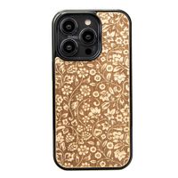 Drewniane Etui Bewood na iPhone 14 Pro KWIATY POLNE ANIEGRE