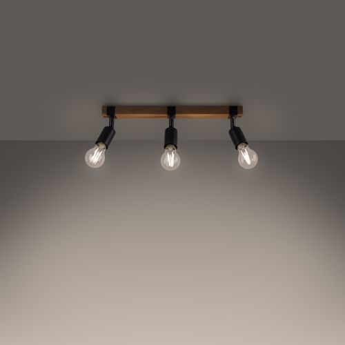 Plafon ZUCA 3 czarny na Arena.pl