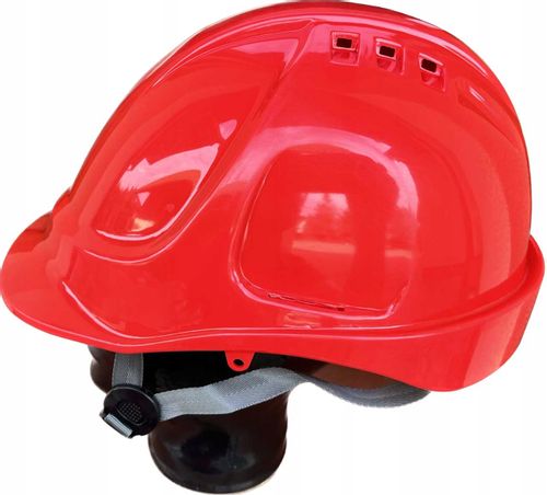 Kask Hełm Roboczy Thor Budowlany 4-Pkt Czerwony na Arena.pl