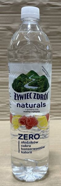 Żywiec Zdrój Naturals Zero z delikatną nutą maliny i cytryny 1,2l zdjęcie 1