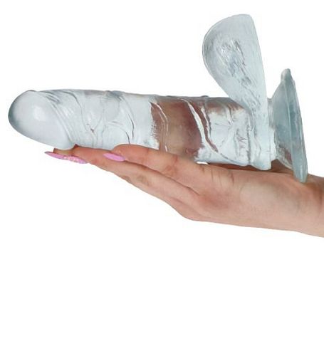 Śliskie Dildo Clear na Arena.pl