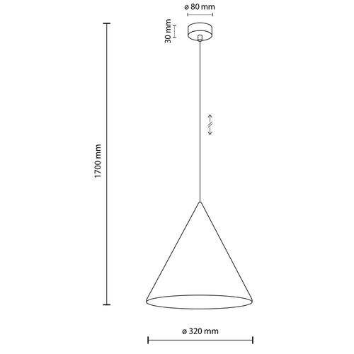 lampa wisząca cono mint 10063 tk lighting na Arena.pl