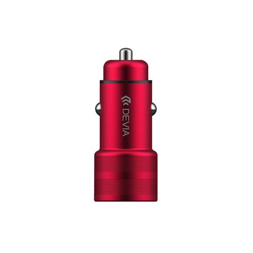 Ładowarka samochodowa Devia SM6 2USB czerwona 2.4A na Arena.pl