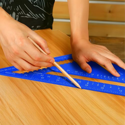 KĄTOWNIK STOLARSKI CIESIELSKI ALUMINIOWY 12" 30x30 PRZYMIAR BUDOWLANY na Arena.pl