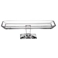 PATERA SZKLANA PROSTOKĄTNA NA NODZE PASABAHCE 30 X 14 CM