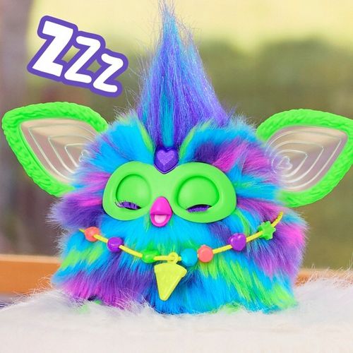 Hasbro FURBY Galaxy Interaktywna Maskotka Zorza świeci w ciemności PL F8901 na Arena.pl