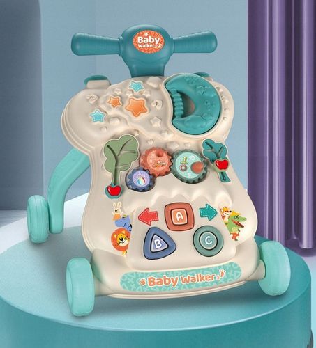 Chodzik Wielofunkcyjny Interaktywny Jeździk Pchacz 3w1 edukacyjny interakty na Arena.pl