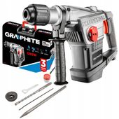 GRAPHITE MŁOT UDAROWY ELEKTRYCZNY SDS-MAX 1250W kujacy WALIZKA 58G874