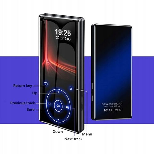Bluetooth 5.0 MP3 Player 16GB MP4 Polski na Arena.pl