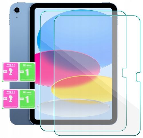 2x SZKŁO HARTOWANE do APPLE IPAD GEN 10 2022 10.9 SZYBKA 9H Zestaw 2 sztuk na Arena.pl