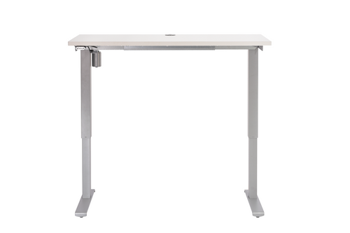 Solidne biurko regulowane 120x60 cm srebrne na Arena.pl