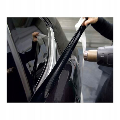 Folia Taśma Dechroming Czarny Połysk Na Listwy Progi 3,5cmx10M Rakla Nożyk na Arena.pl