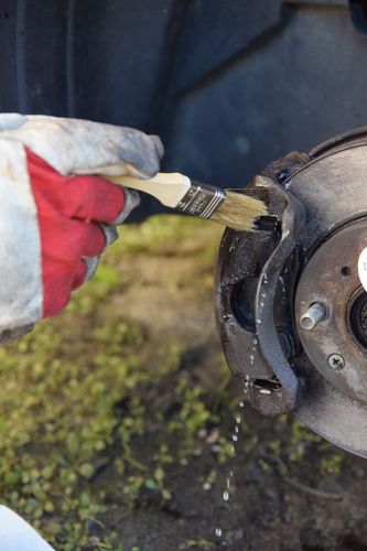 Lakier do zacisków hamulcowych RAL 6001 połysk na Arena.pl