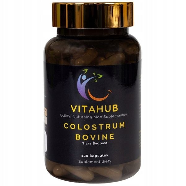 Bovine Colostrum Siara Bydlęca 500mg 120 kaps. IG-40 zdjęcie 1
