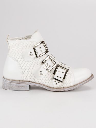 BIAŁE BOTKI Rozmiar - 38 na Arena.pl