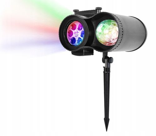 Projektor LED na dom świąteczny fale + 12 slajdów na Arena.pl