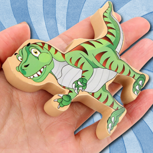 gra zręcznościowa logiczna klocki balansujące dinozary t-rex wieża na Arena.pl