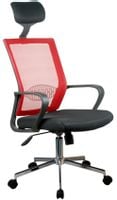 Fotel biurowy OCF-9 materiałowy - Czerwony